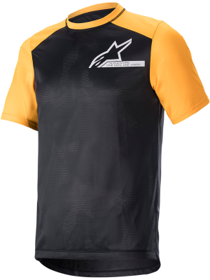 Джърси Alpinestars Alps 4.0 v2 Short-Sleeve Jersey - Black/Tangerine